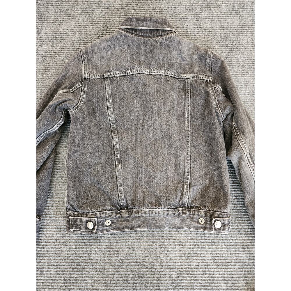 Vintage Levis Youth Medium Trucker Jacket Knit Collar & Cuffs 100% Cotton - Picture 5 of 11